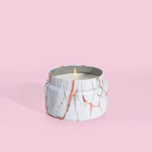 Havana Vanilla Modern Marble Printed Travel Tin Candle Lit