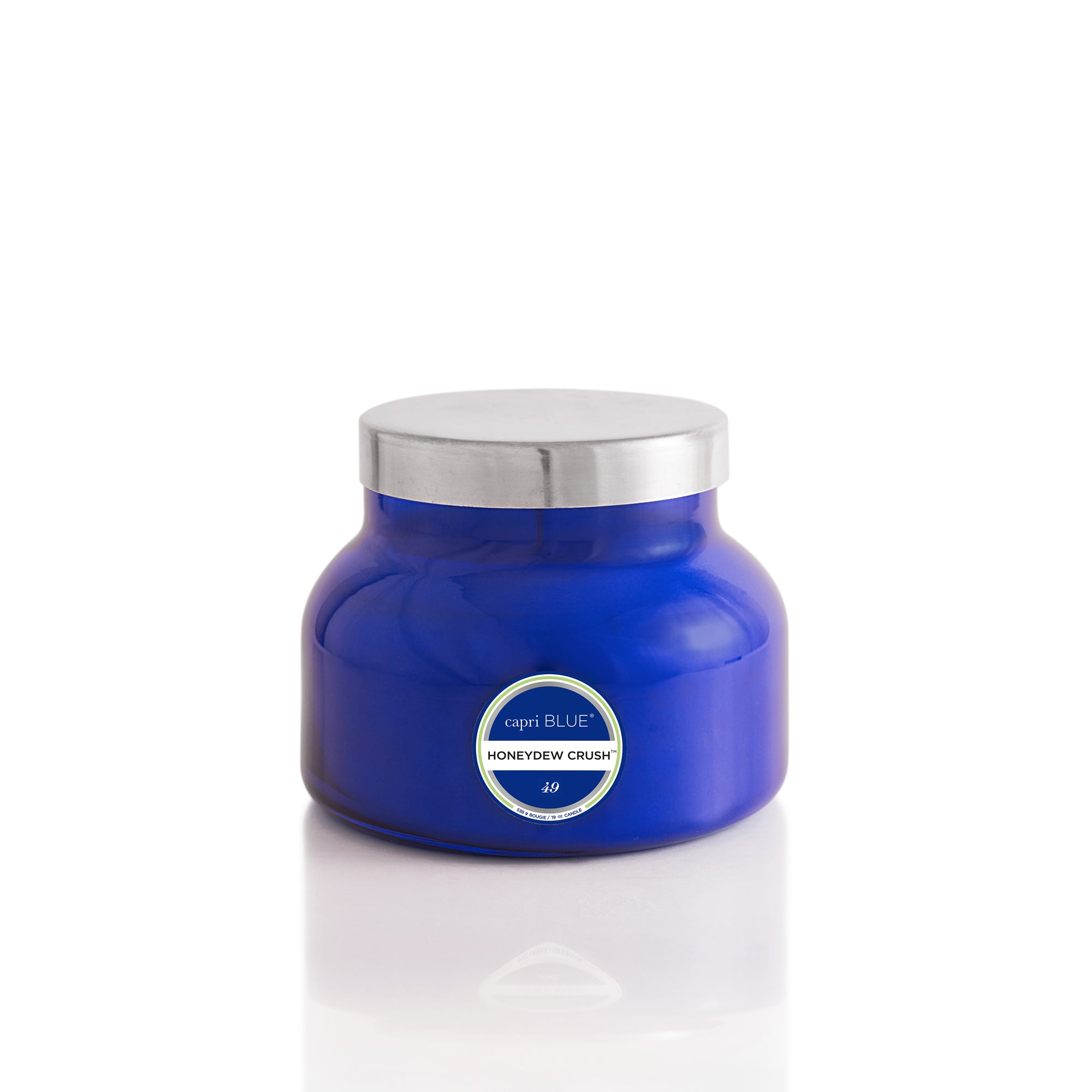 Honeydew Crush Blue Signature Candle, 19 oz