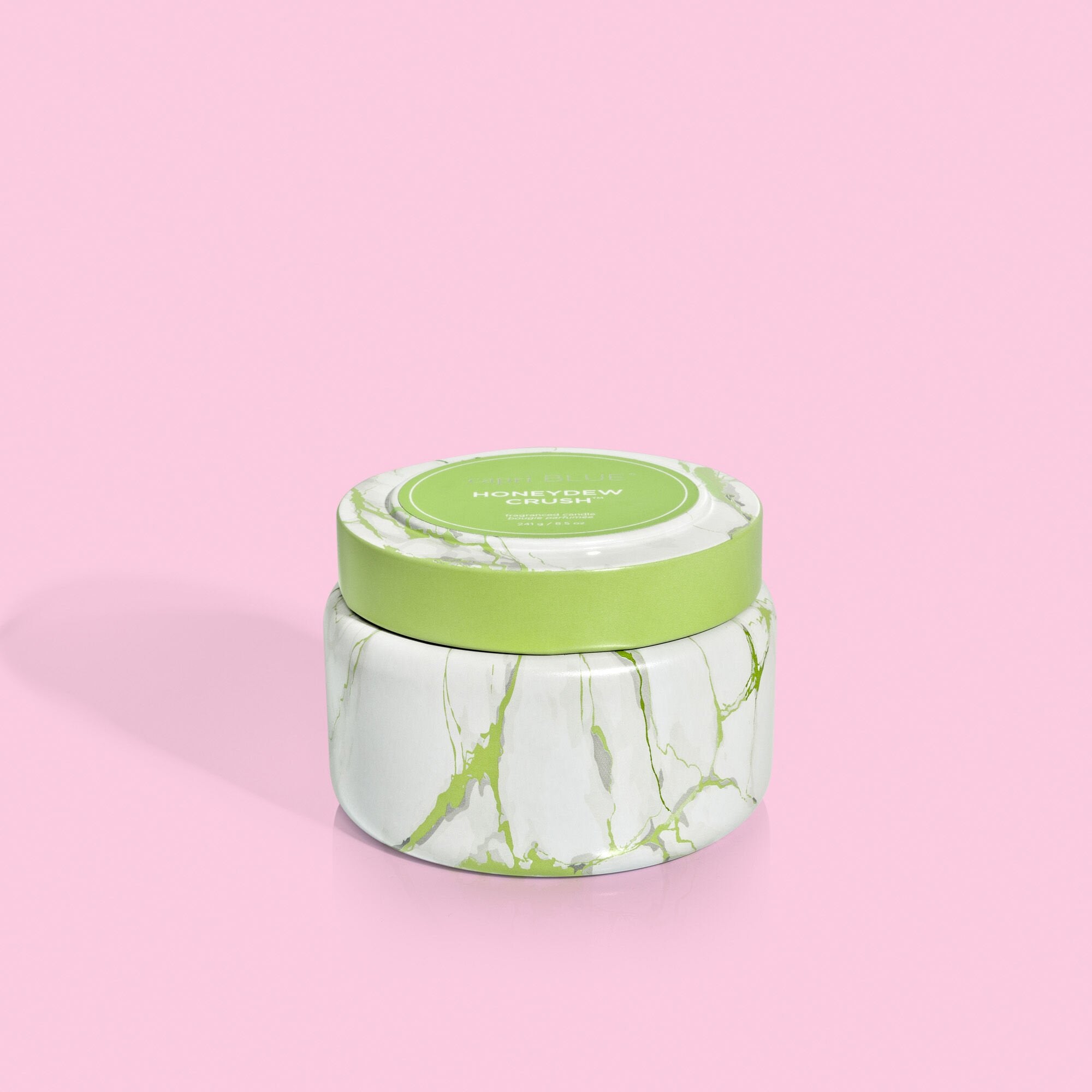 Honeydew Crush Modern Marble Printed Travel Tin