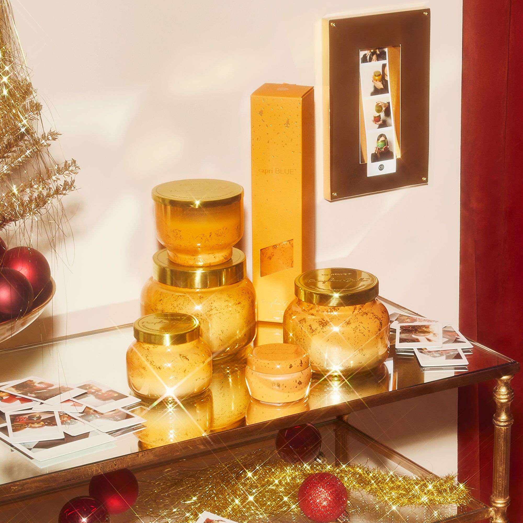Pumpkin Dulce Glimmer Inverted Jars