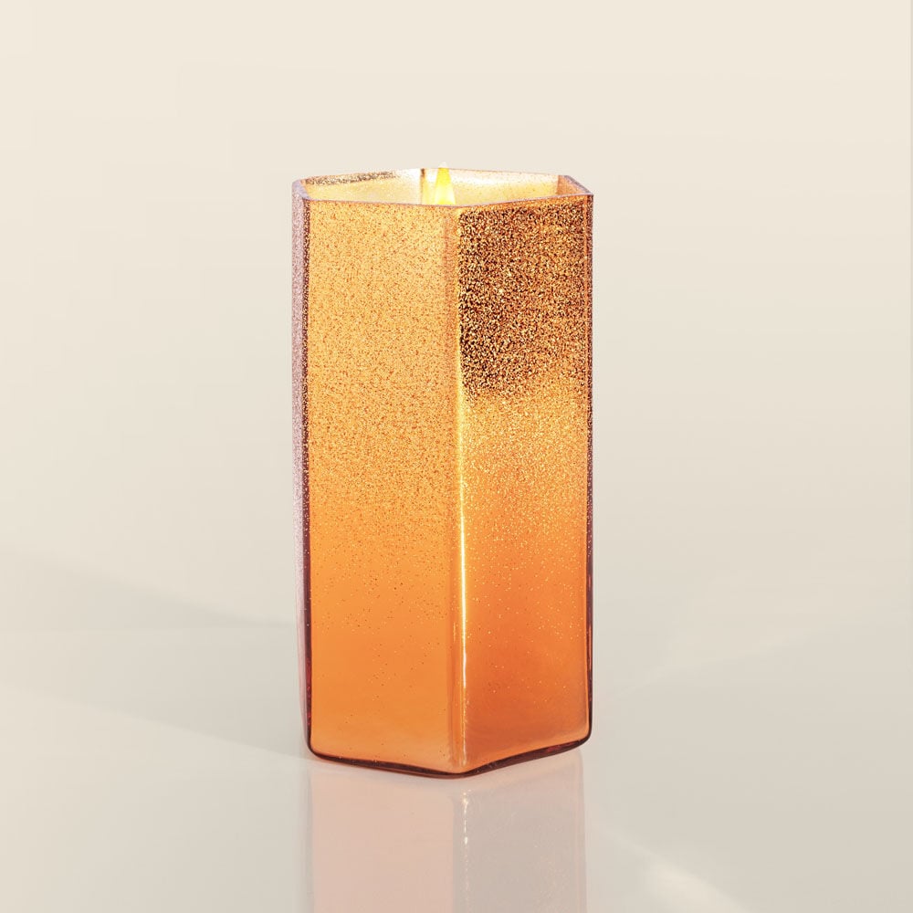 Pumpkin Dulce Glitz Hexagon Candle Alt Product View 2