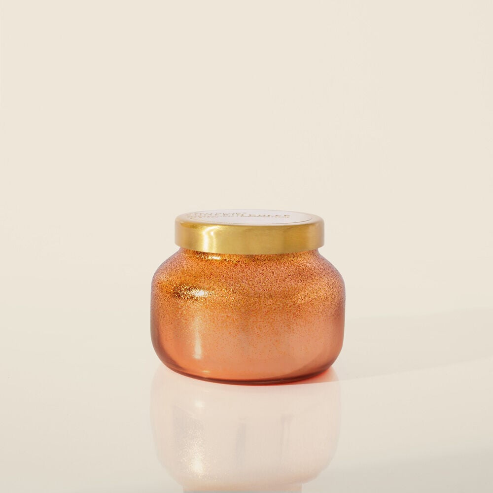 Pumpkin Dulce Glitz Petite Candle Jar, 8oz Product View