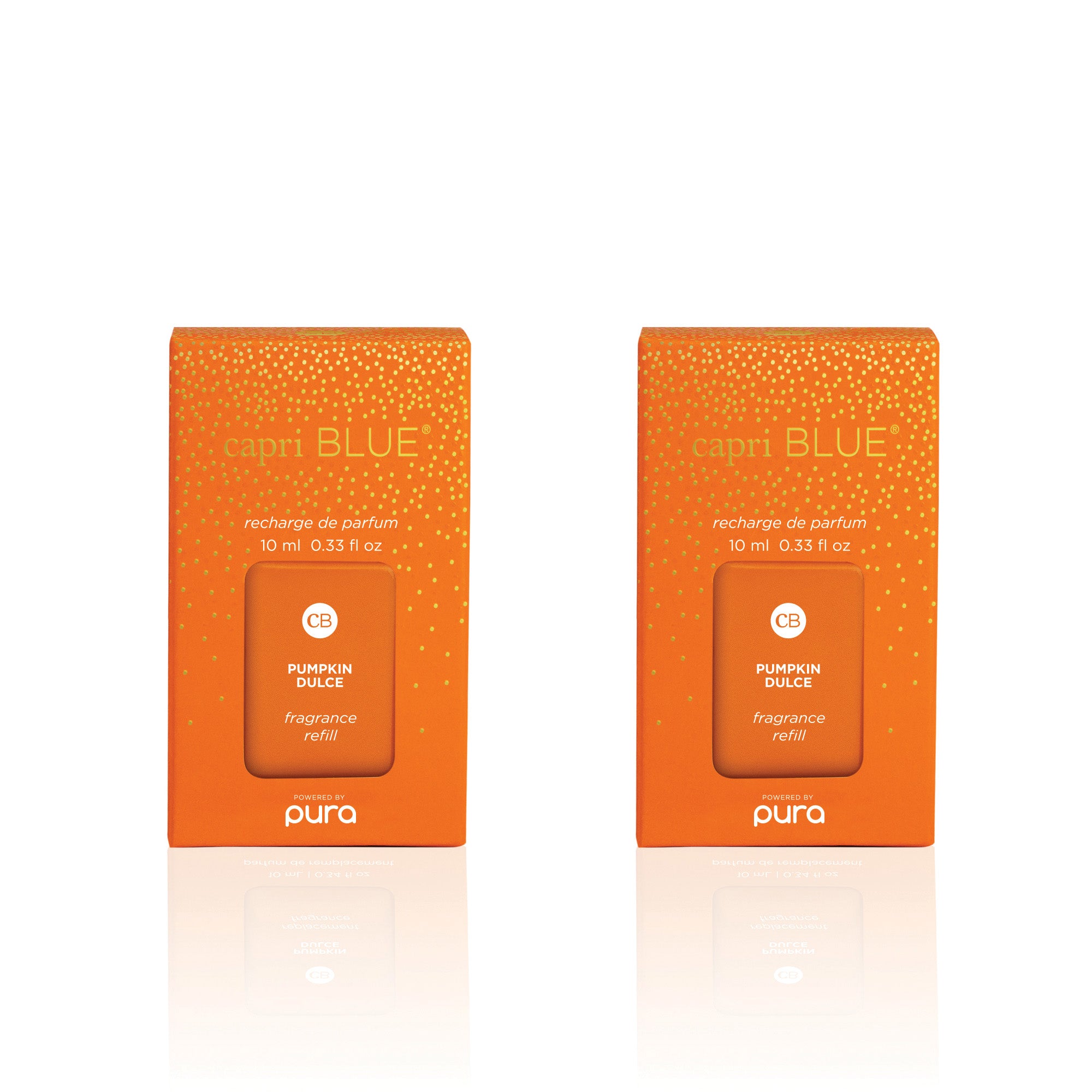CB + PURA Diffuser Refill 2-Pack Bundle, Pumpkin Dulce