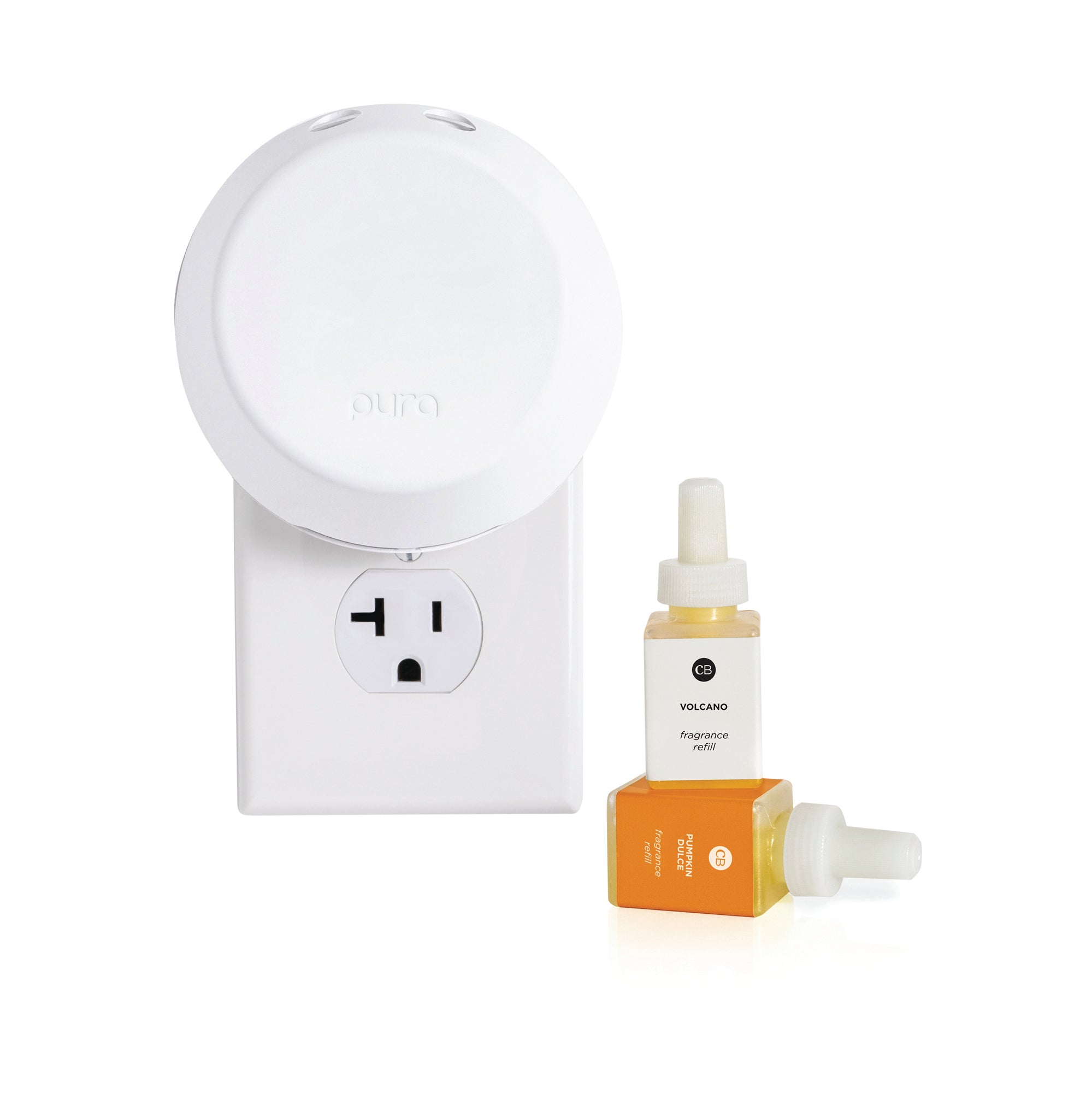 CB + PURA V4 Smart Home Diffuser Kit, Pumpkin Dulce & Volcano | Capri Blue