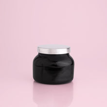 Volcano Black Petite Candle Jar, 8 oz rear product view