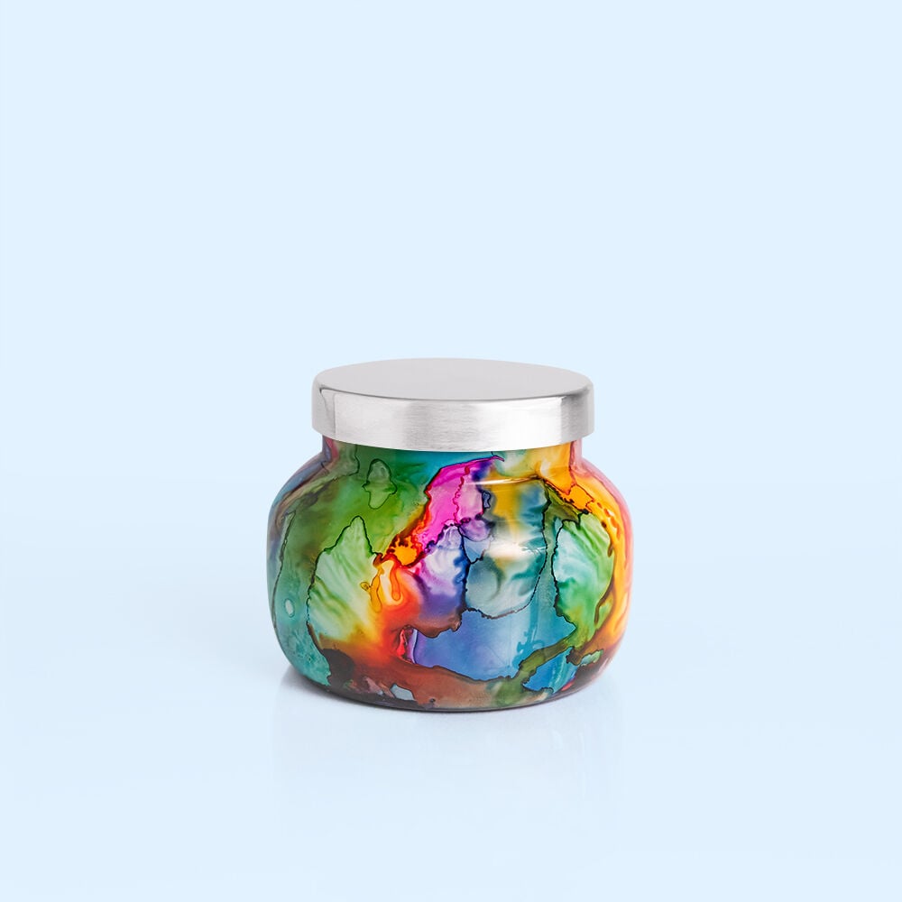 Volcano Rainbow Watercolor Petite Jar