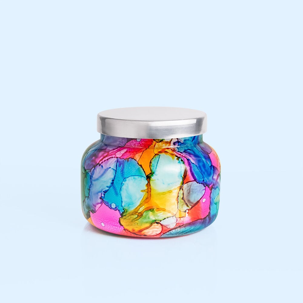 Volcano Rainbow Watercolor Signature Jar