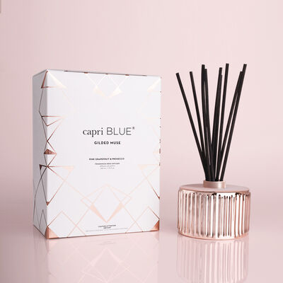  Capri Blue Reed Oil Diffuser - Volcano - Comes with Diffuser  Sticks, Oil, and Glass Bottle - Aromatherapy Diffuser - 8 Fl Oz - Navy Blue  : Home & Kitchen