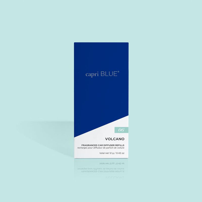 Capri BLUE Car Diffuser Refill - Volcano – Caroline & Company