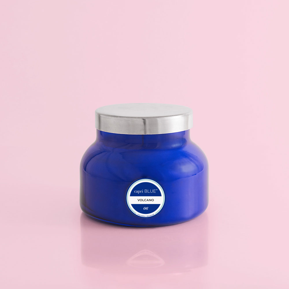 Volcano Blue & White 19oz Candle Duo